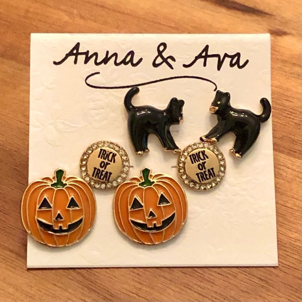 Anna & Ava | 🎃 Halloween Earrings - Set of 3 🎃